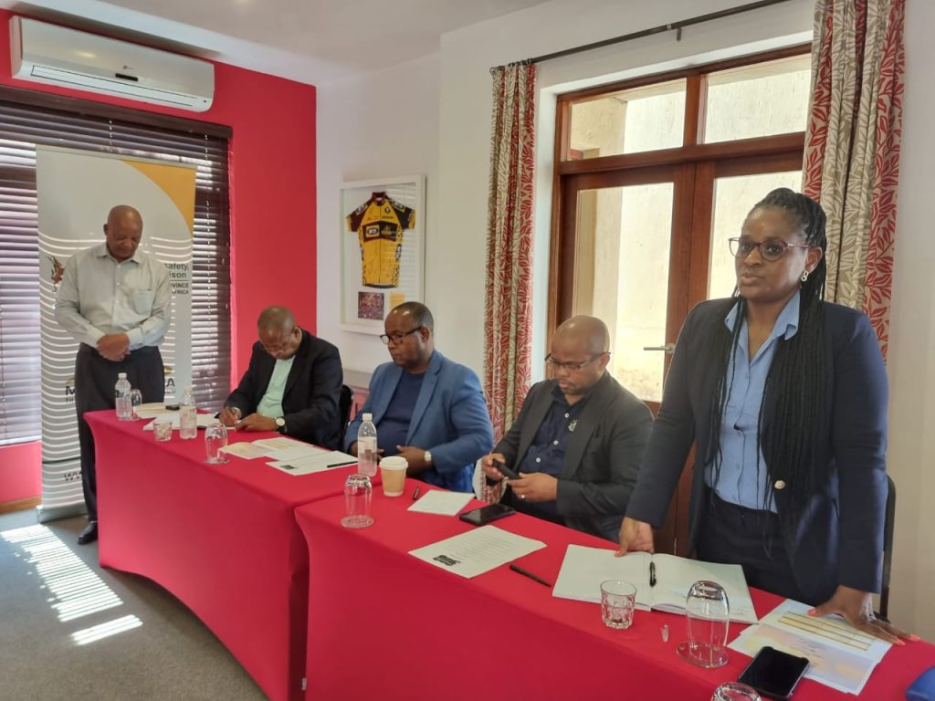 The Acting Head of Department, Ms. Glen Xaba, on Thursday, 17 August 2023, lead a delegation on a benchmarking visit on police oversight and innovative crime prevention strategies at Mbombela, Mpumalanga Province.