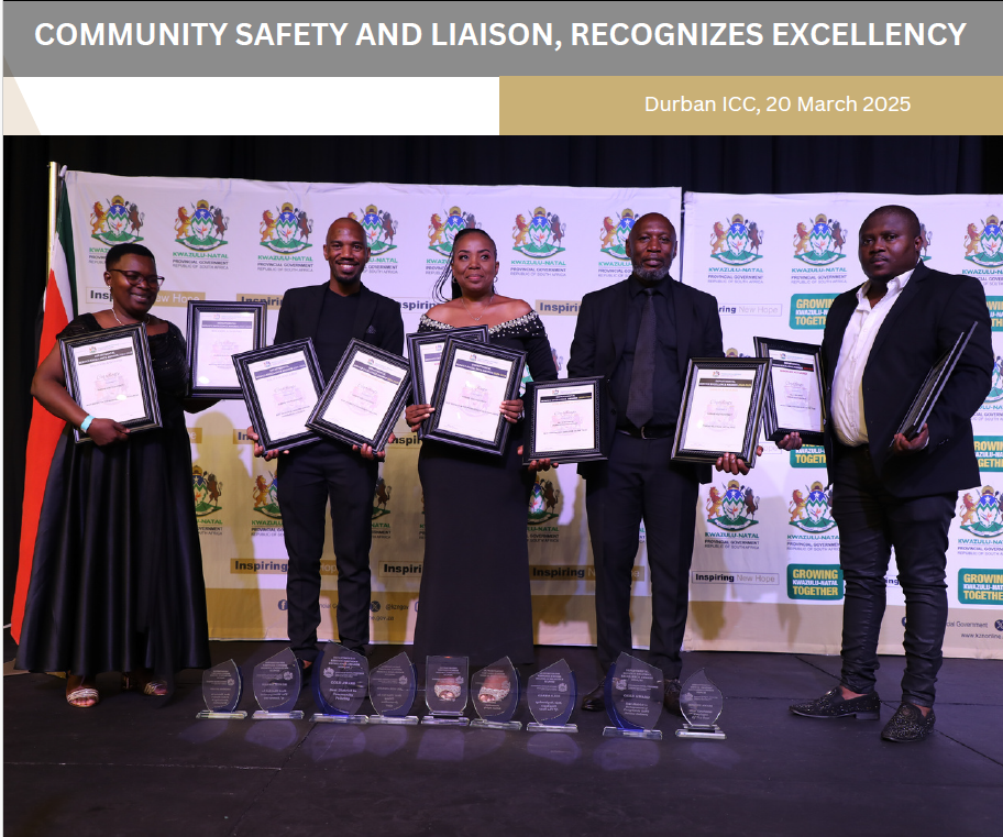 It Was Glitz And Glamour On The Eve Of Thursday, 20 March 2025 As The Department Of Community Safety And Liaison, Hosted A 2024/25 Departmental Service Excellence Awards (DSEA), At The Durban International Convention Centre (ICC).